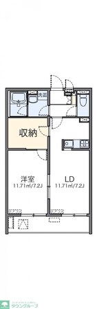 レオネクストアナベルの物件間取画像